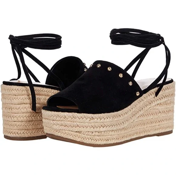 🆕{Marc Fisher} Verena Studded Suede Espadrilles - Picture 16 of 17